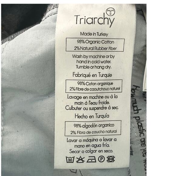 Triarchy Wide Leg Jeans Wide Leg Organic Cotton High Rise size 25 - Picture 4 of 4